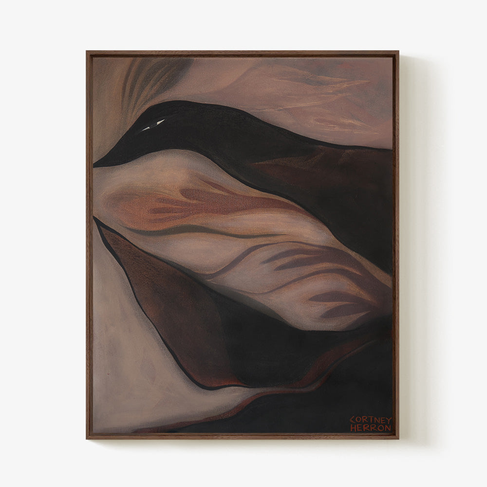 Painting by Cortney Herron