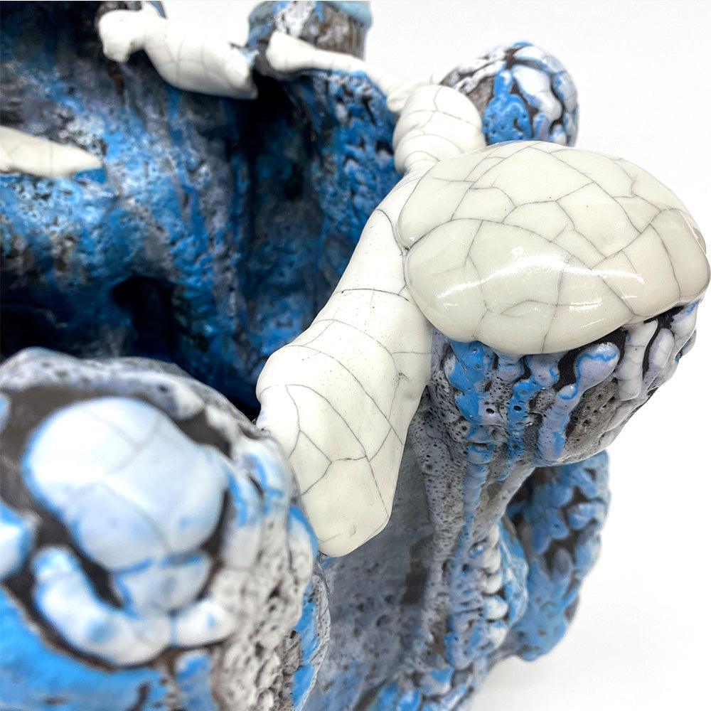 Cave Vessel: Blue Ice/White Lip , Sculpture by Cave Vessel: Blue Ice/White Lip Tappan