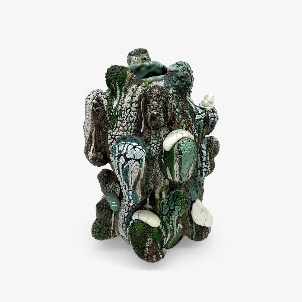 Cave Vessel: Malachite , Sculpture by Cave Vessel: Malachite Tappan