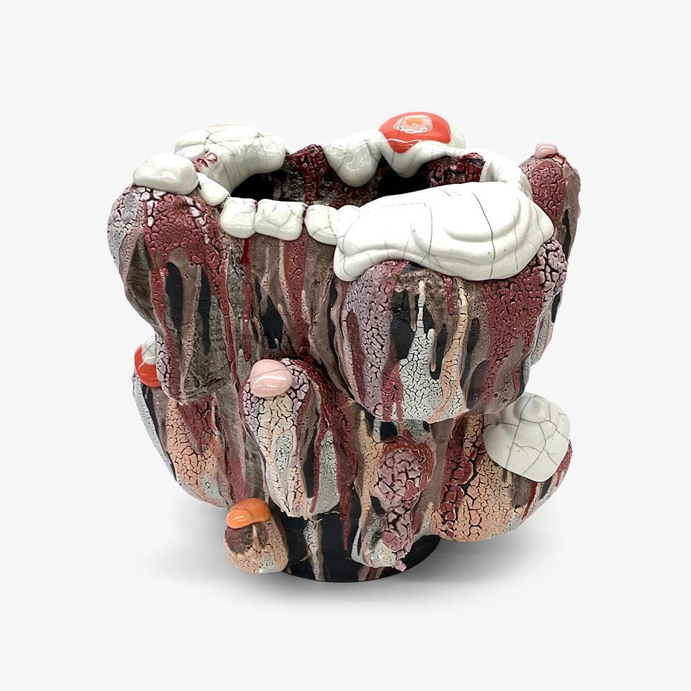 Cave Vessel: Pink and Grey