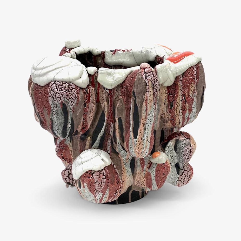 Cave Vessel: Pink and Grey