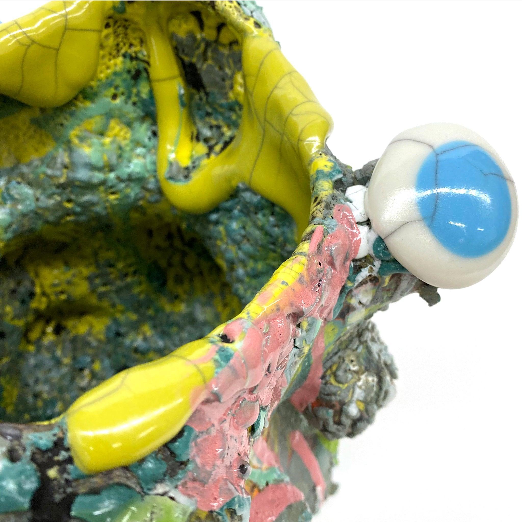 Cave Vessel: Yellow Ice , Sculpture by Cave Vessel: Yellow Ice Tappan
