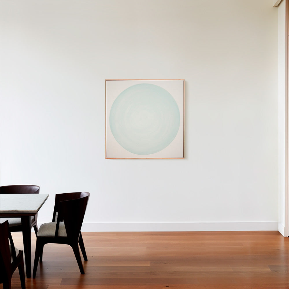 Circle in Light Aqua n. 2