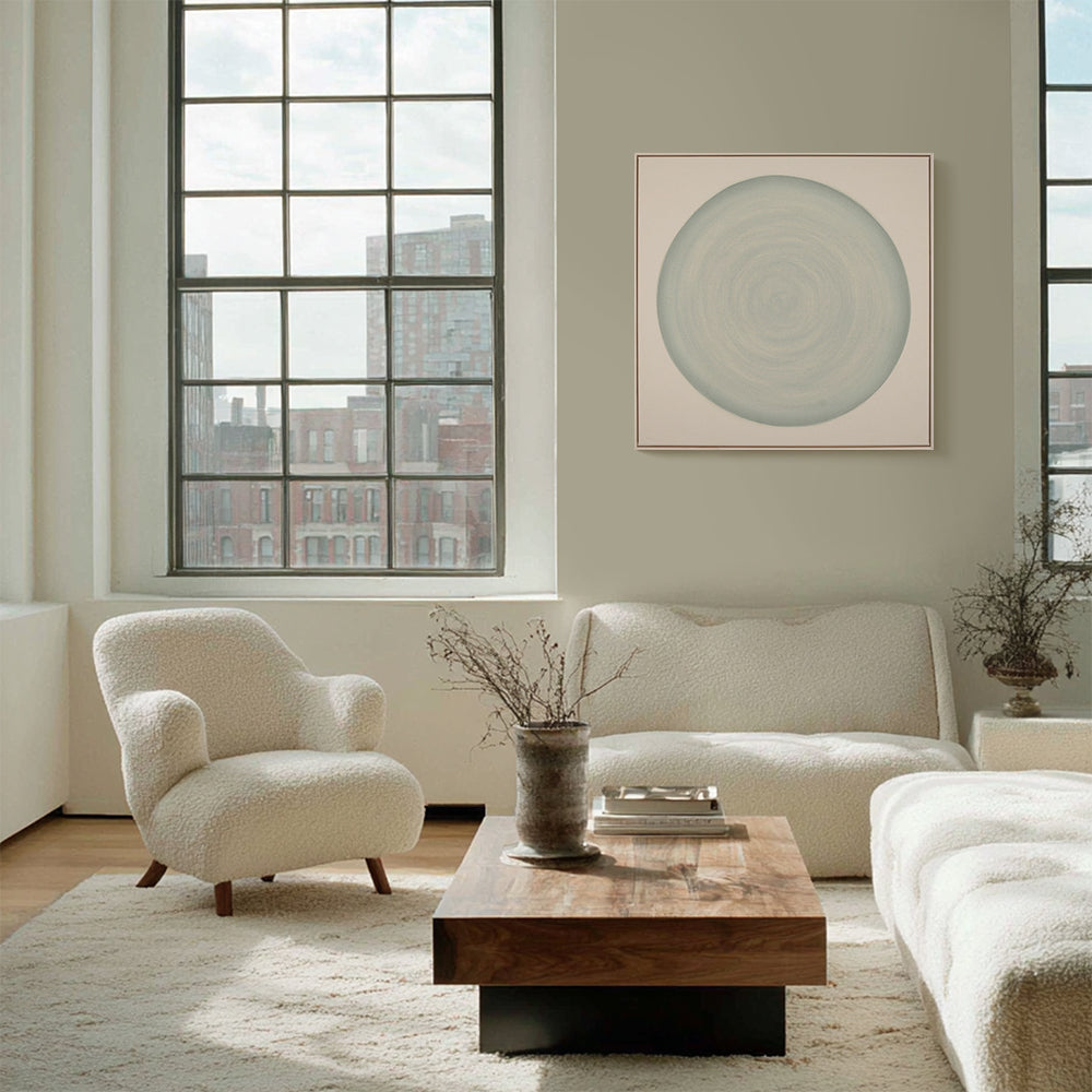 Circle in Grey Sage No. 5