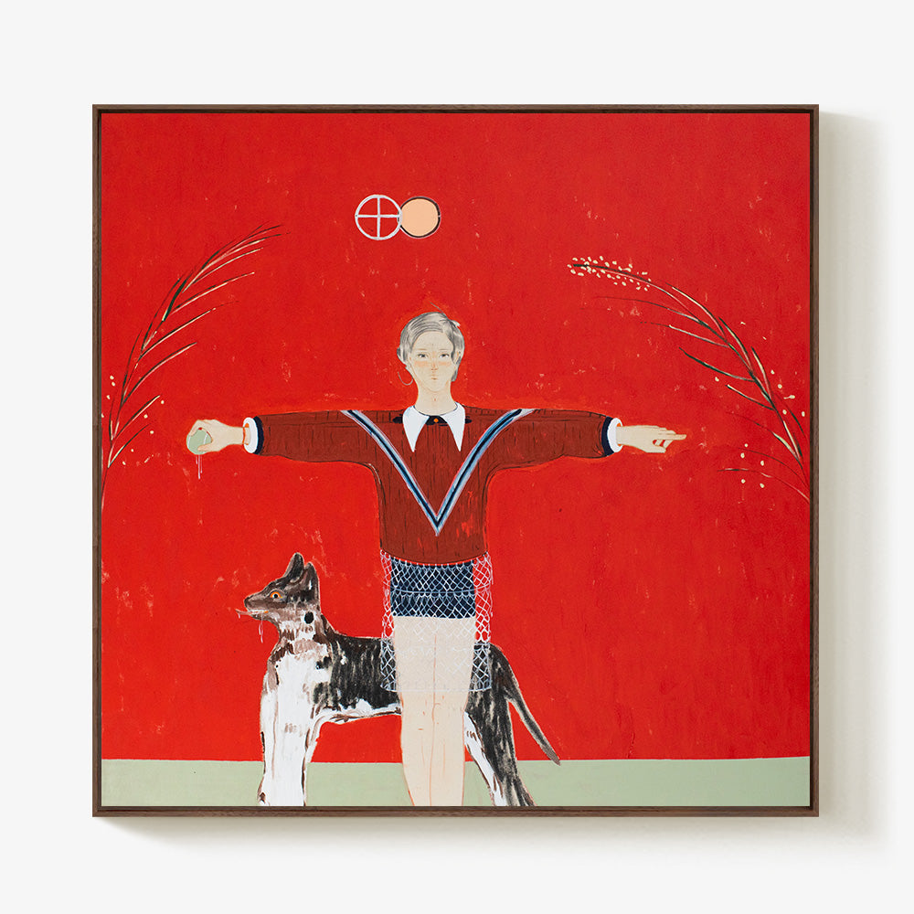 Painting by Anatole Heger