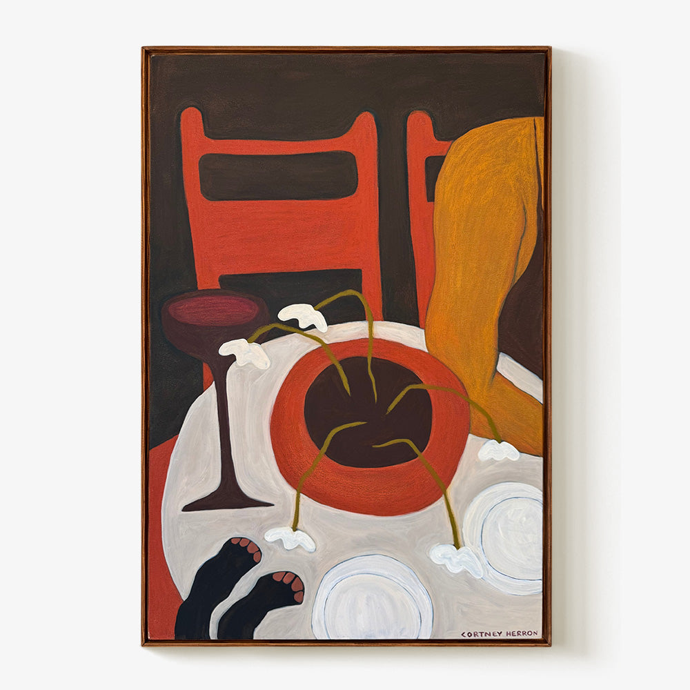 Painting by Cortney Herron