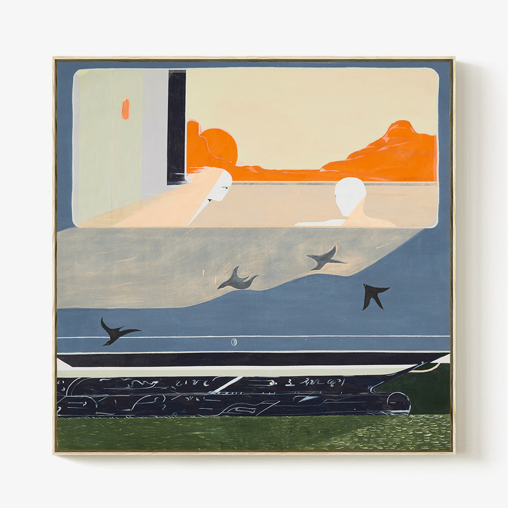 Painting by Anatole Heger