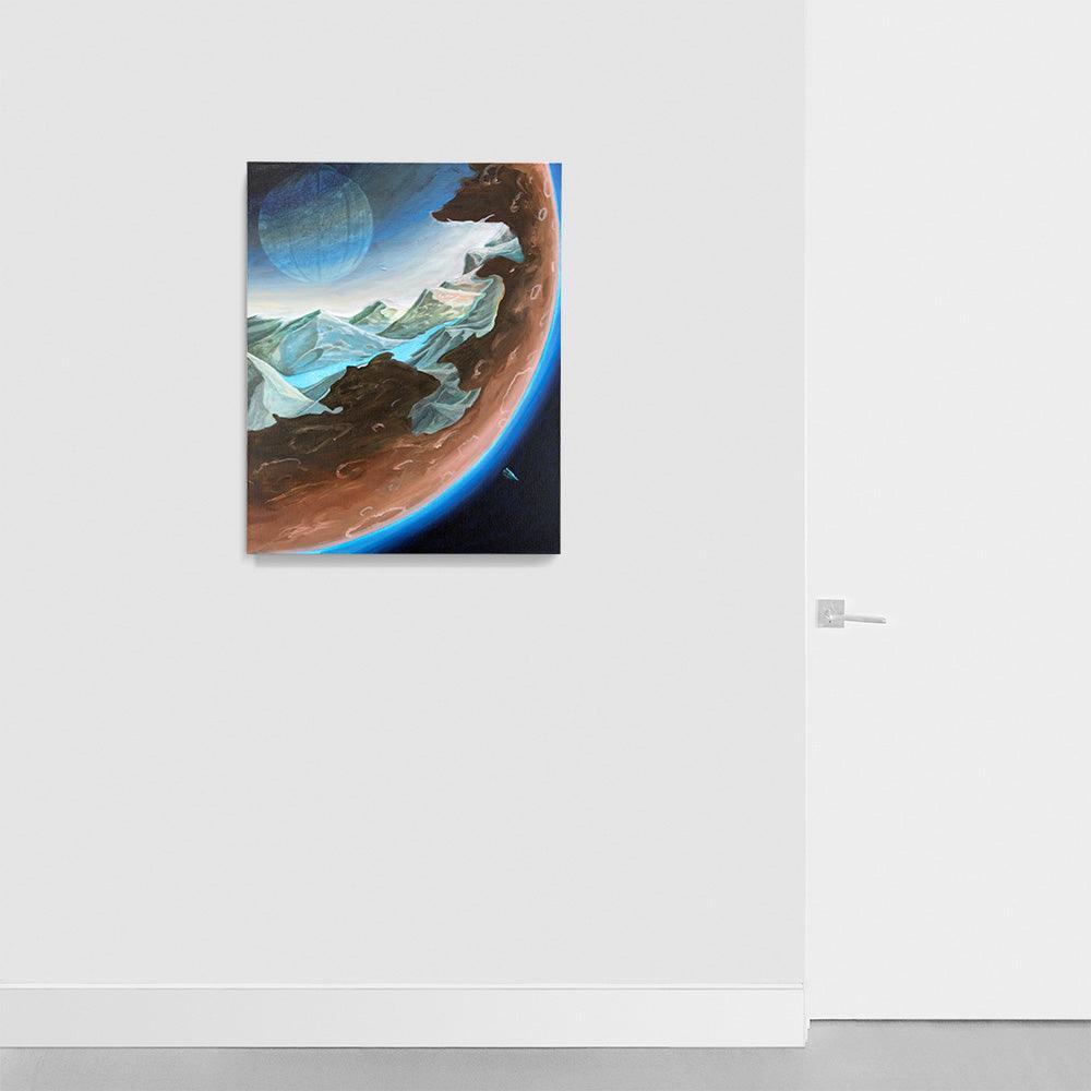 Departing Mars , Painting by Departing Mars Tappan