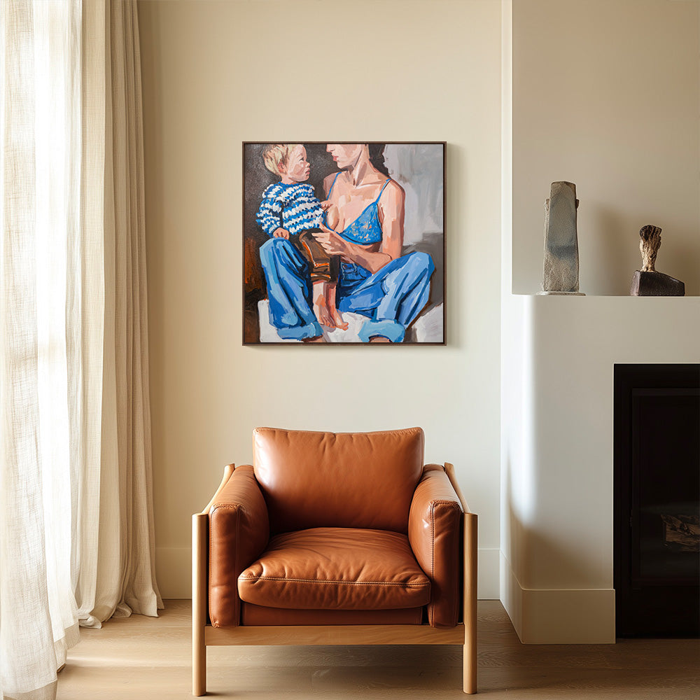 Painting by Lola Erhart