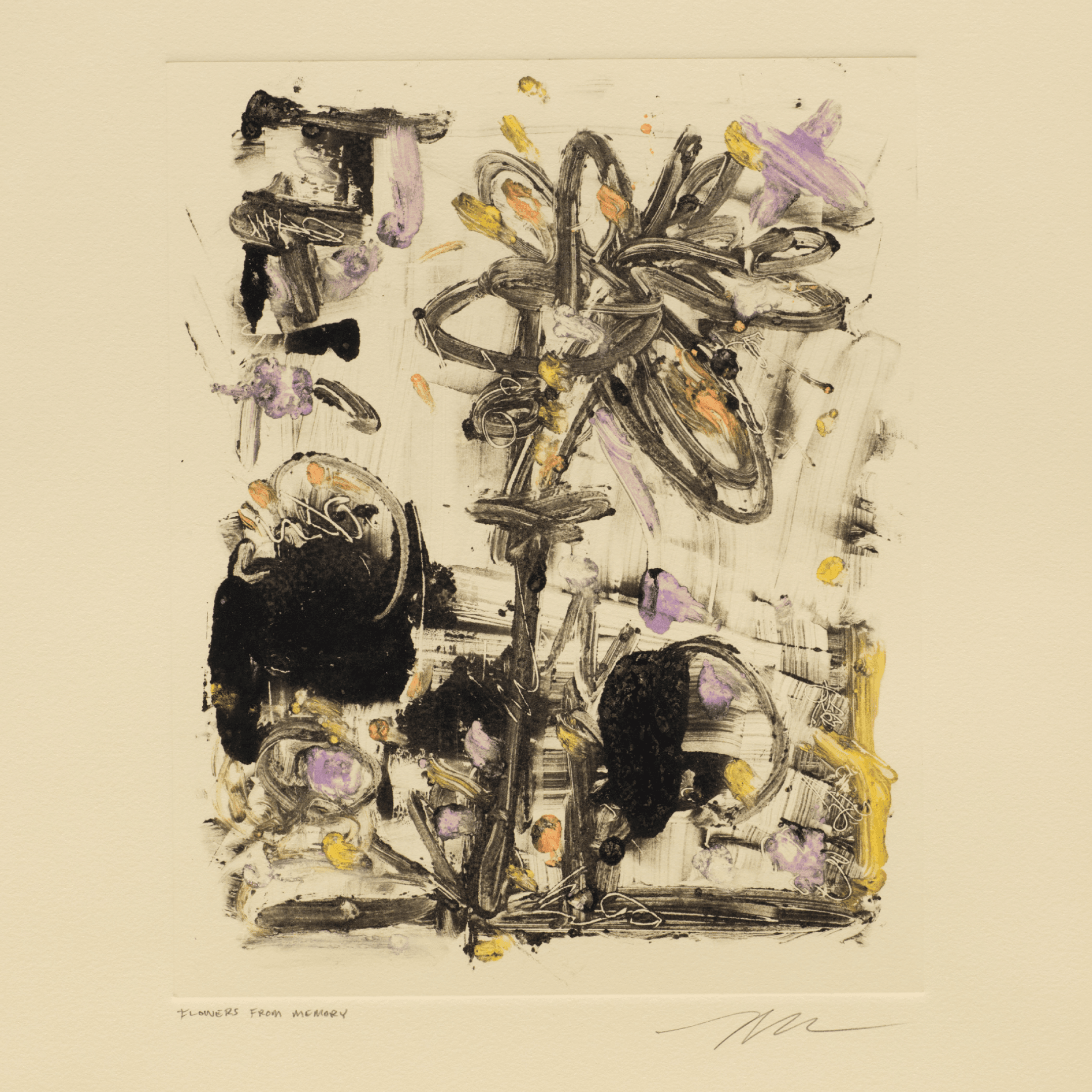 FLOWERS FROM MEMORY (II) , Print by FLOWERS FROM MEMORY (II) Tappan
