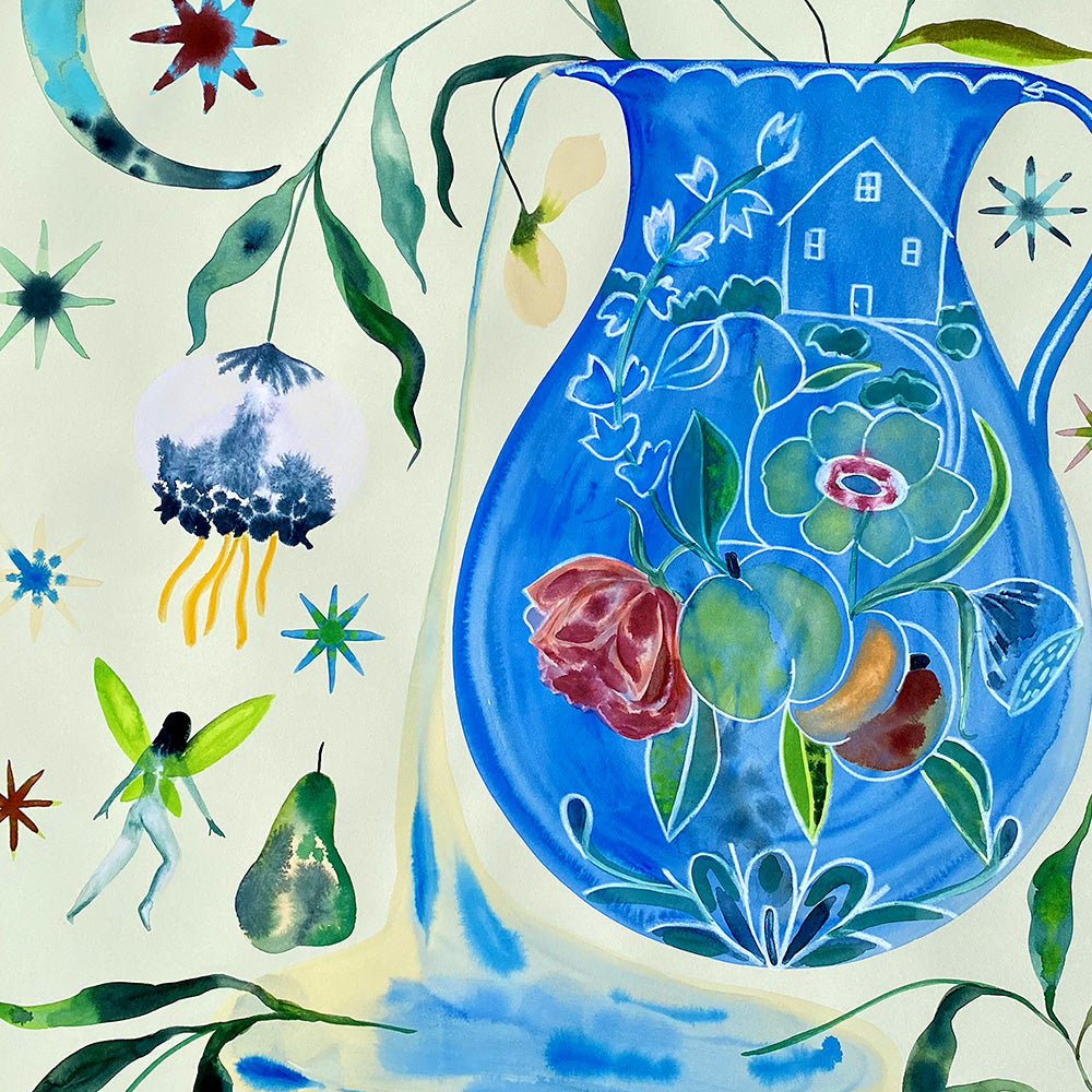 Painting by Laura Burke