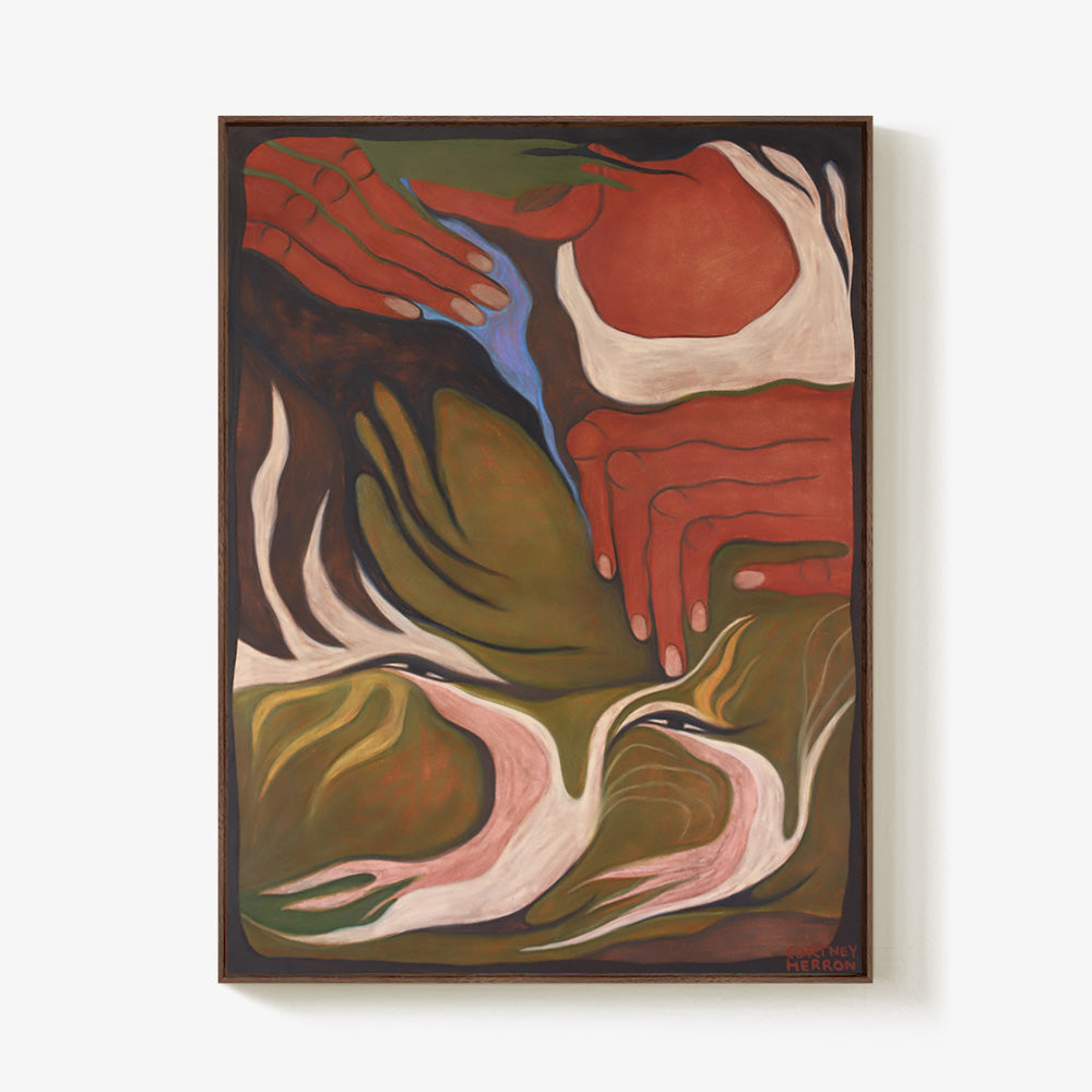 Painting by Cortney Herron