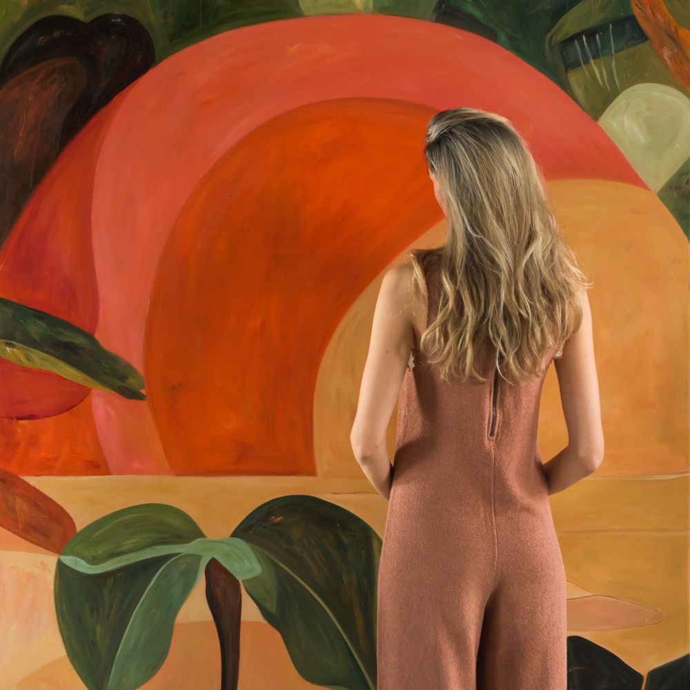Painting by Júlia Martins Miranda