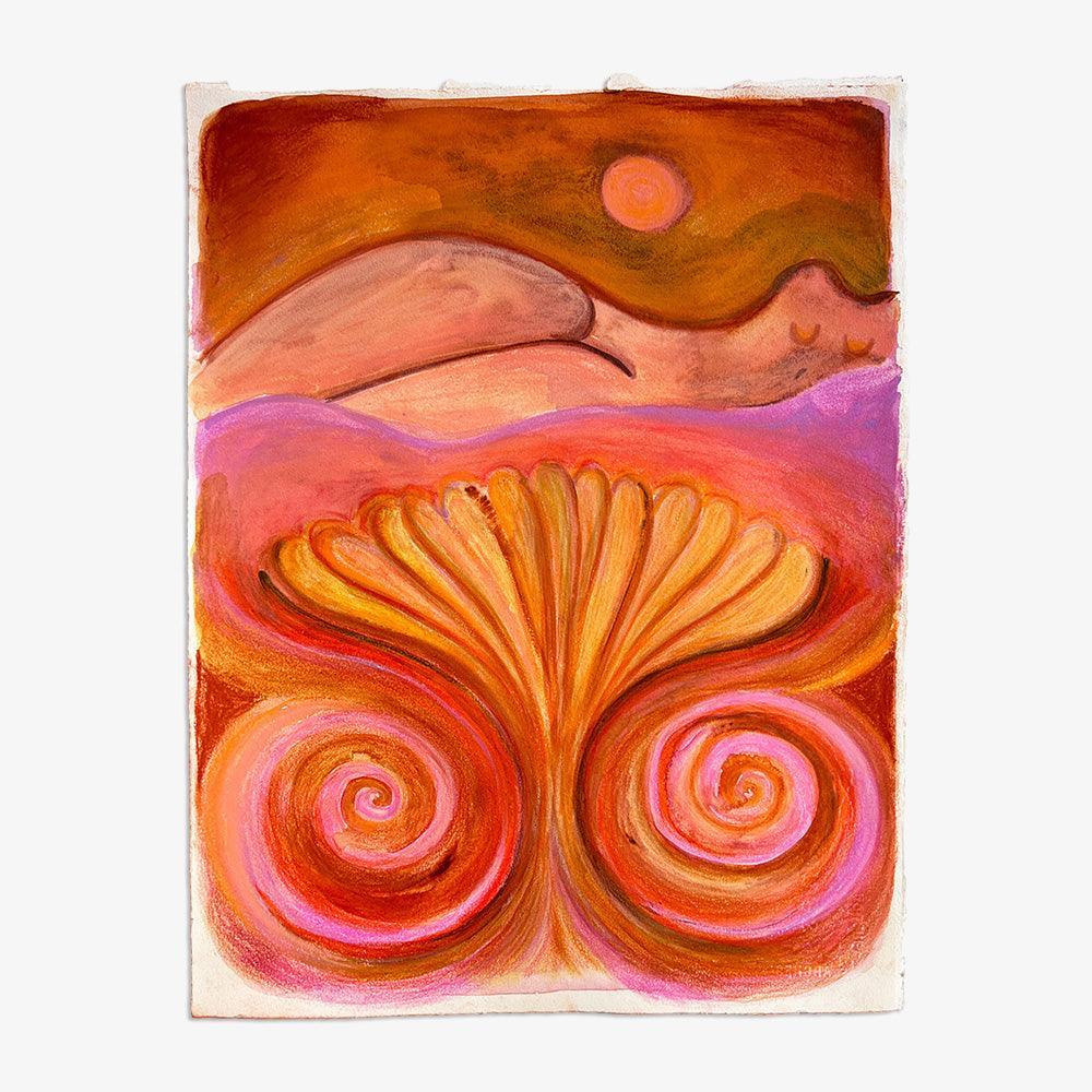Painting by Hannah Carrick