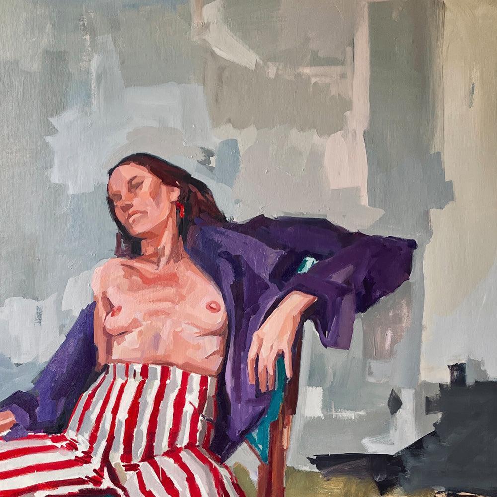 Painting by Lola Erhart