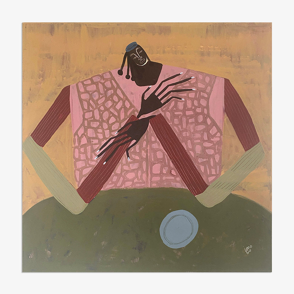 Painting by Ibi Meier-Oruitemeka