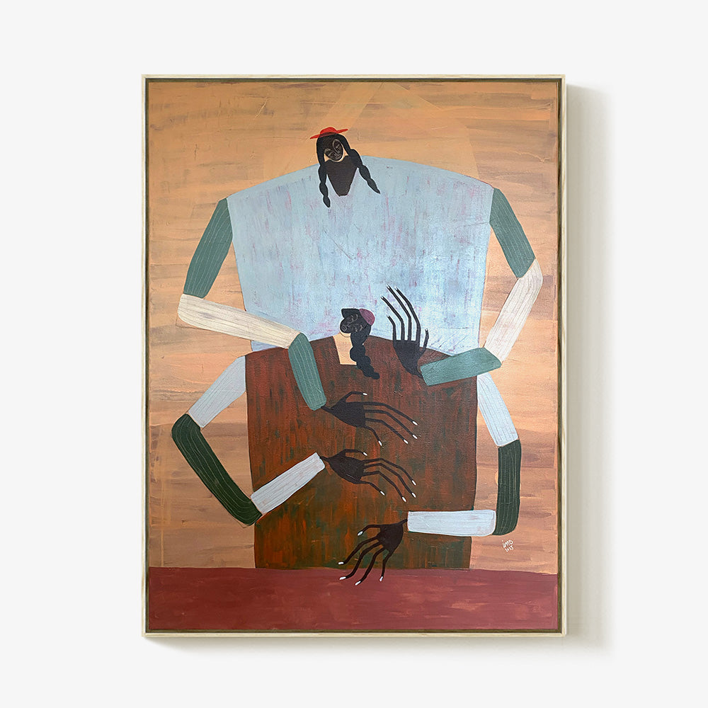 Painting by Ibi Meier-Oruitemeka