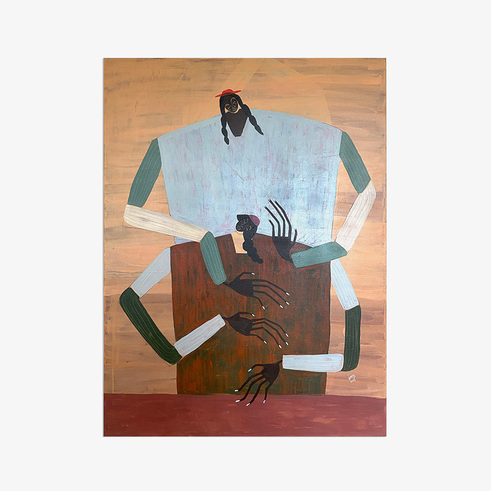 Painting by Ibi Meier-Oruitemeka