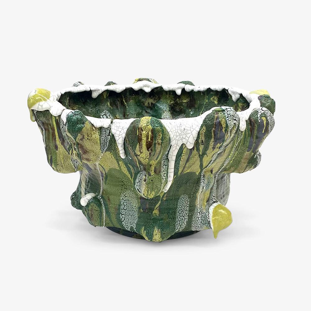 Giant Bowl Vessel: Green