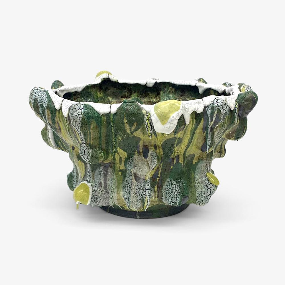 Giant Bowl Vessel: Green