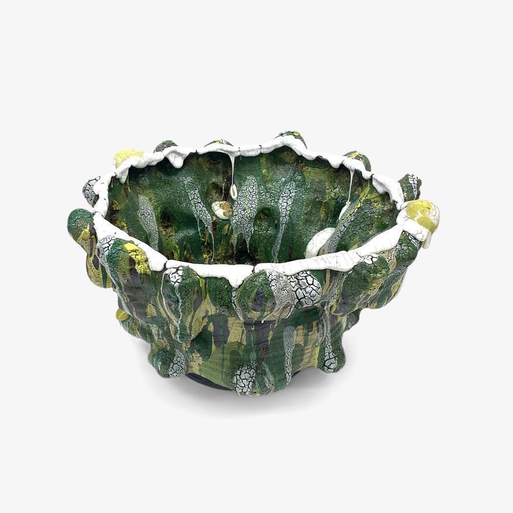 Giant Bowl Vessel: Green , Sculpture by Giant Bowl Vessel: Green Tappan