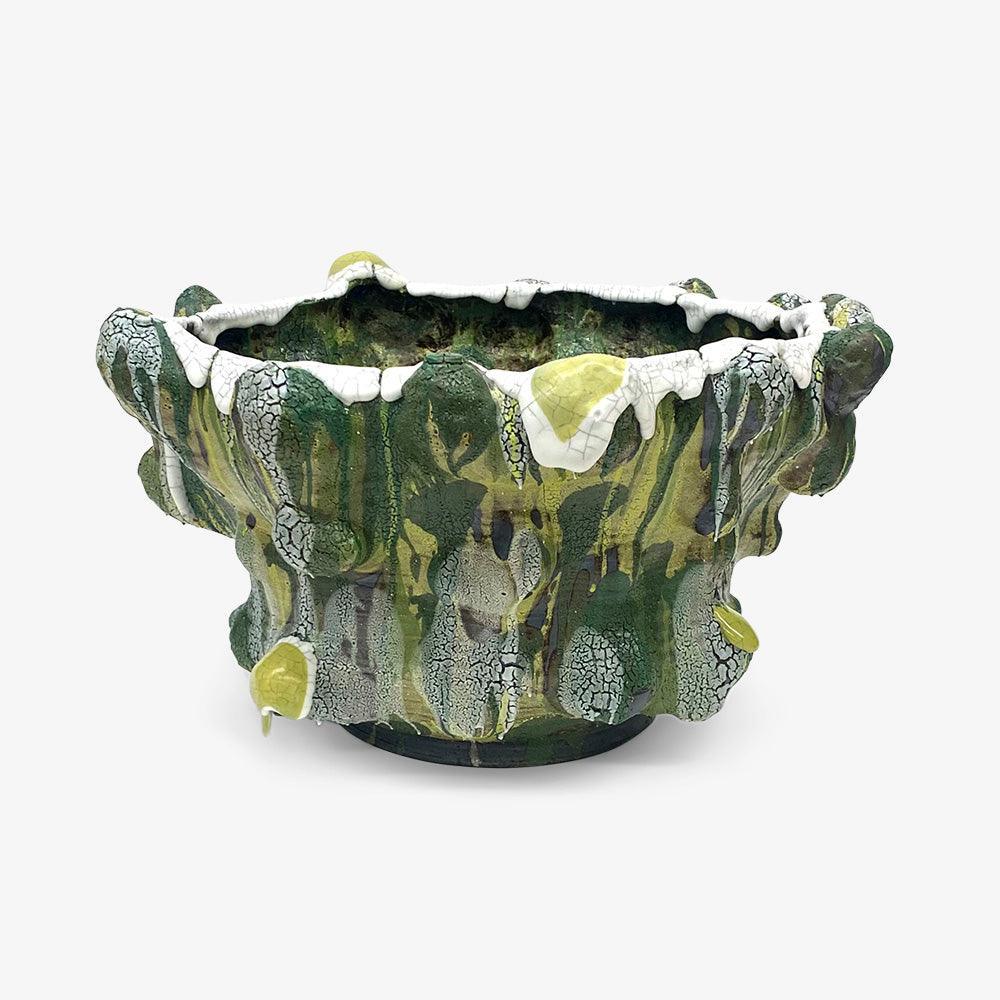 Giant Bowl Vessel: Green