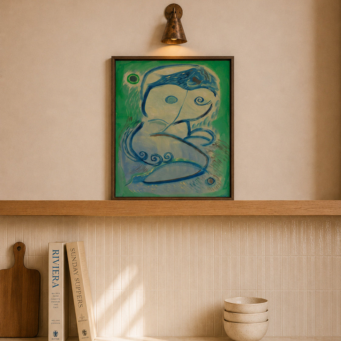 Painting by Hannah Carrick