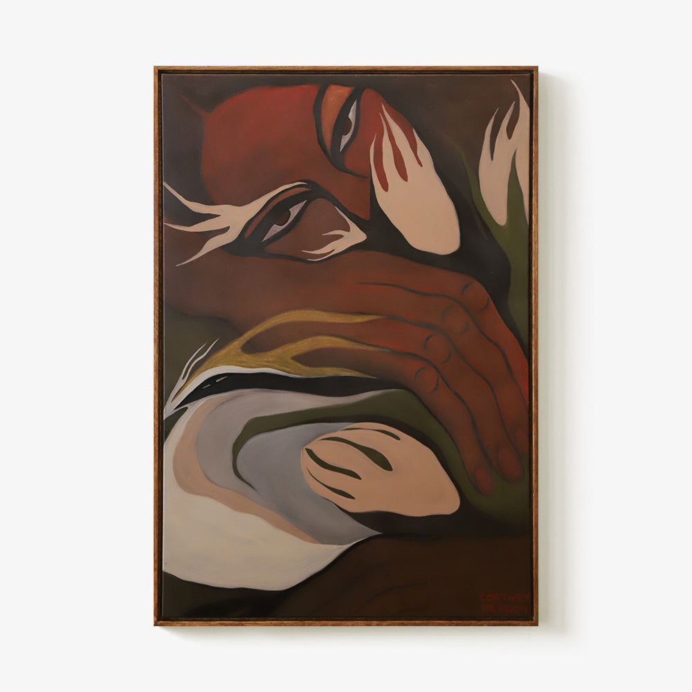 Painting by Cortney Herron