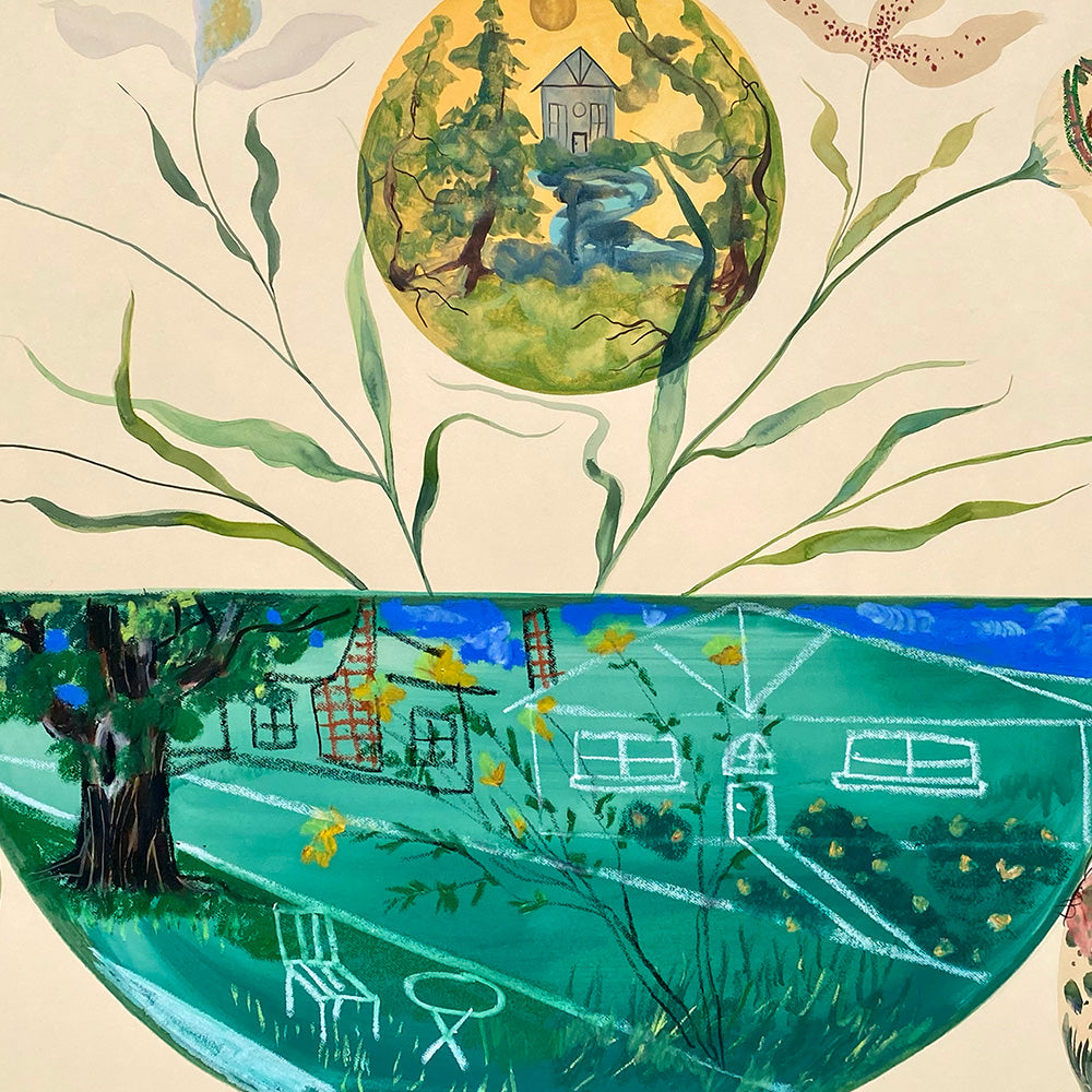 Painting by Laura Burke