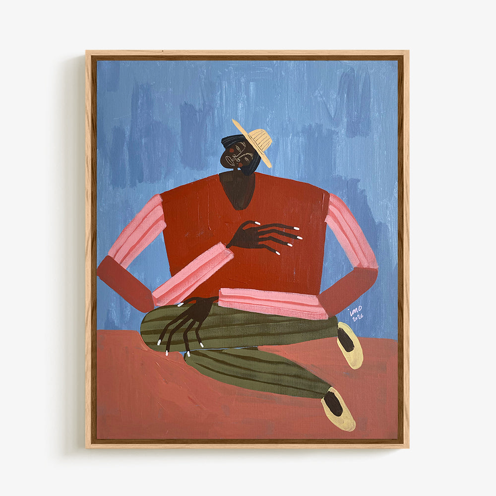 Painting by Ibi Meier-Oruitemeka