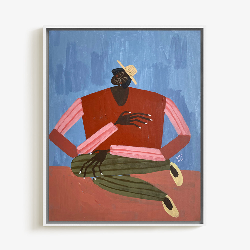 Painting by Ibi Meier-Oruitemeka