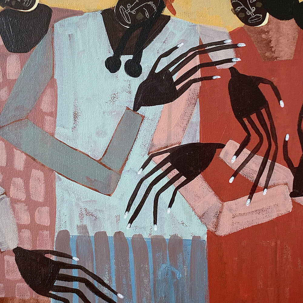 Painting by Ibi Meier-Oruitemeka