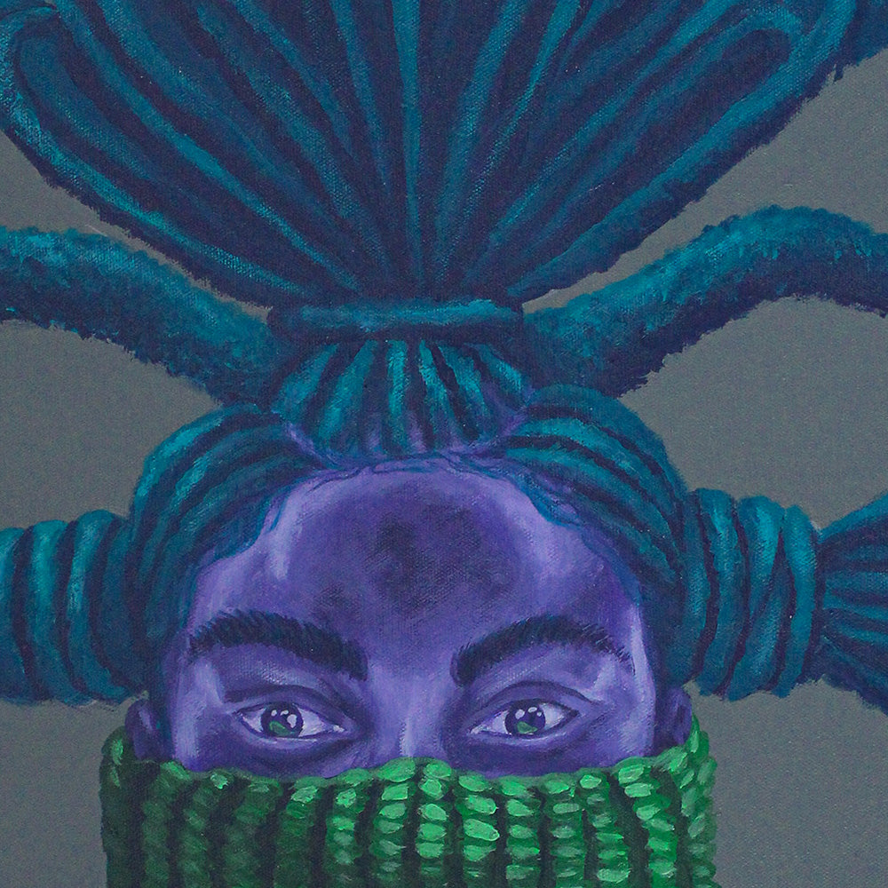 Painting by Qhamanande Maswana