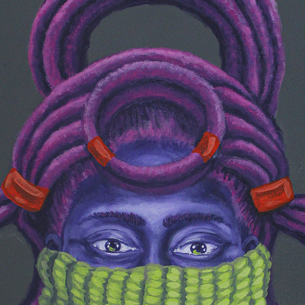 Painting by Qhamanande Maswana