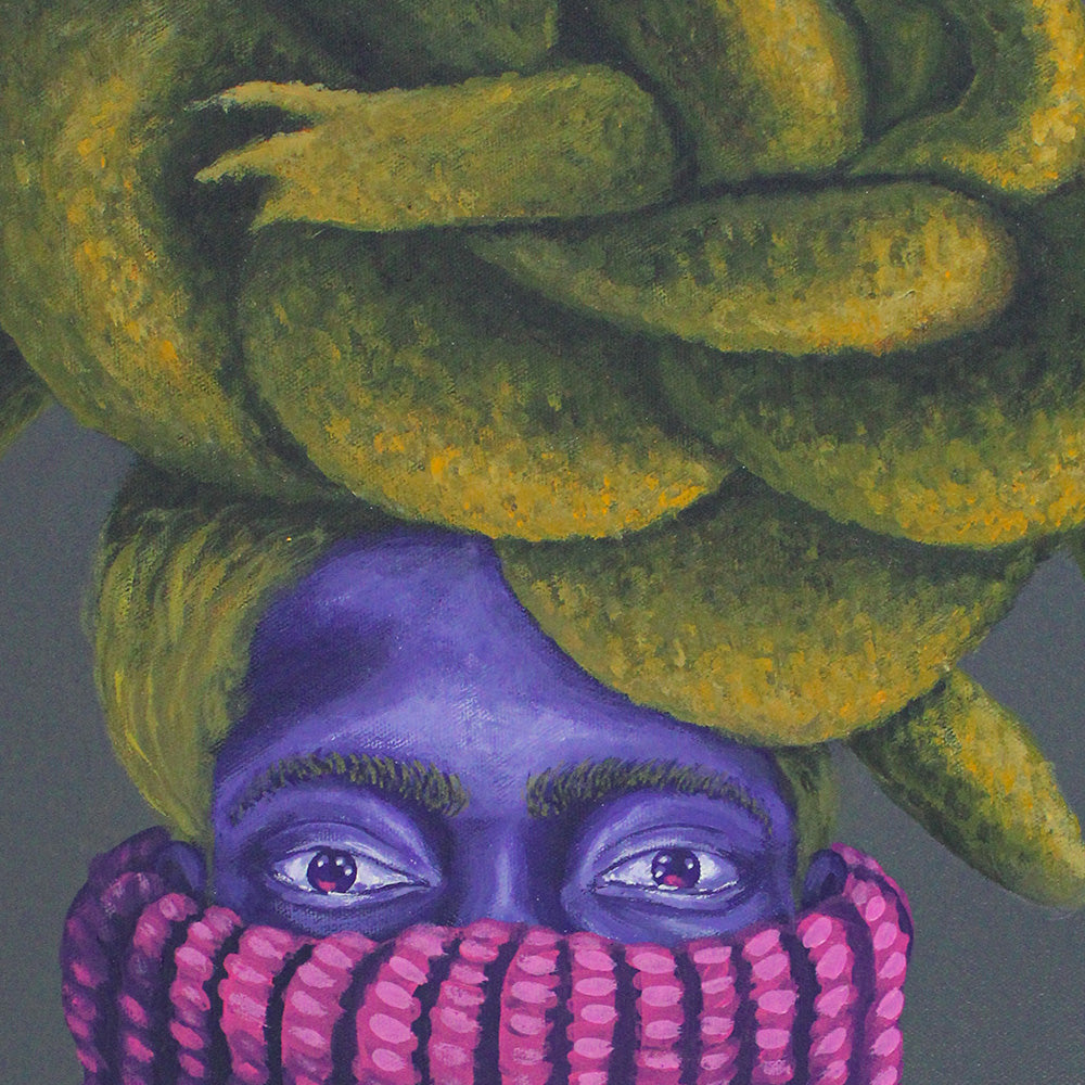 Painting by Qhamanande Maswana