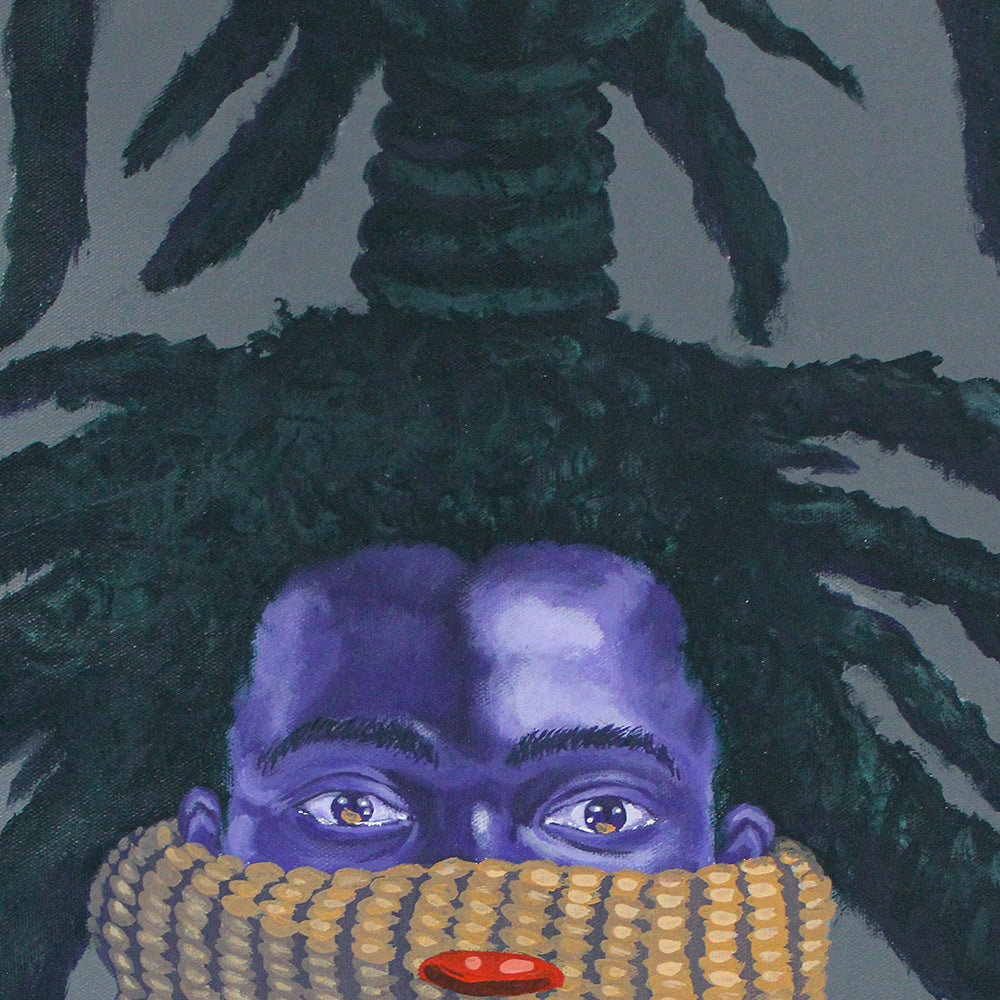Painting by Qhamanande Maswana