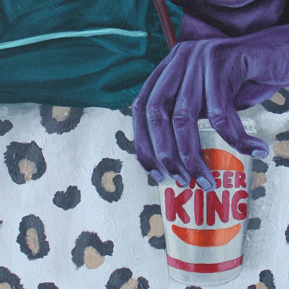 Painting by Qhamanande Maswana