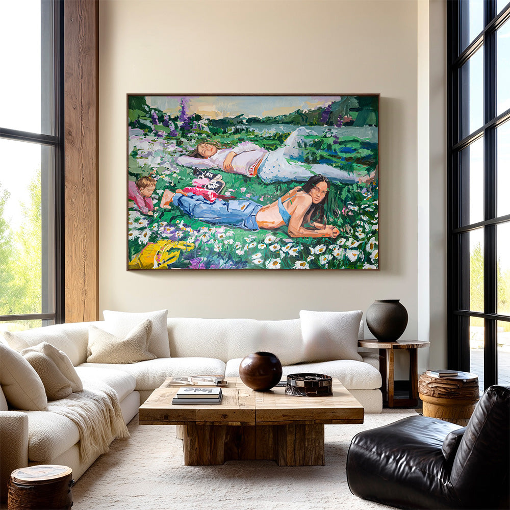 Painting by Lola Erhart