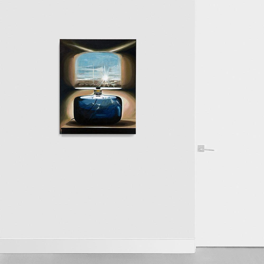Lamp; Landscape Illuminated , Painting by Lamp; Landscape Illuminated Tappan