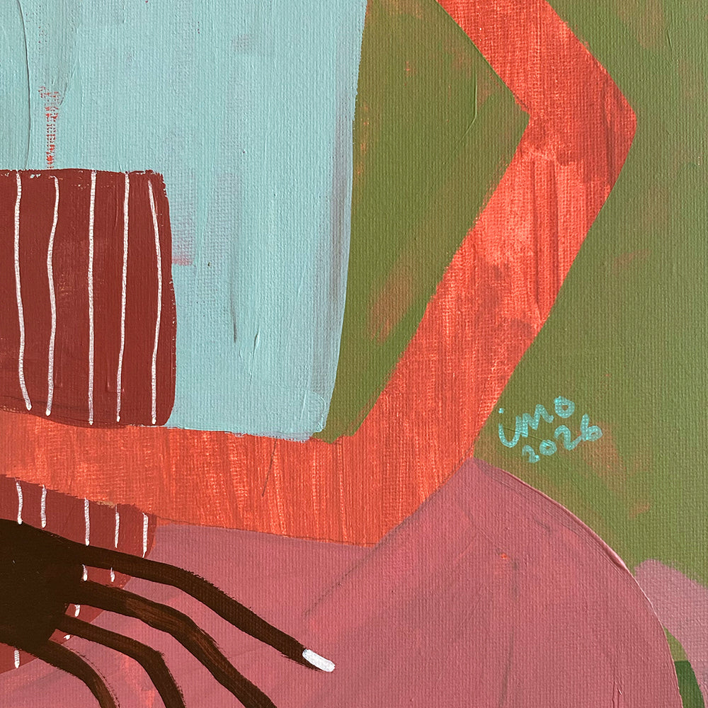 Painting by Ibi Meier-Oruitemeka