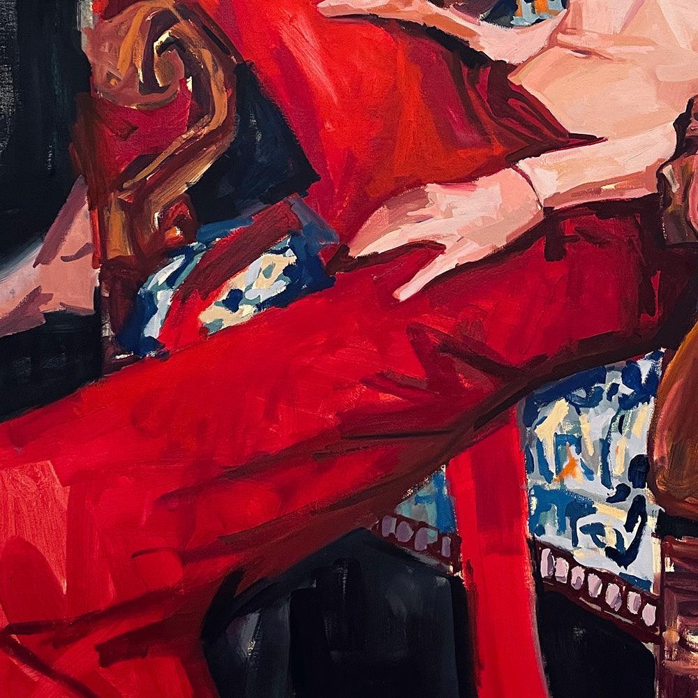 Painting by Lola Erhart