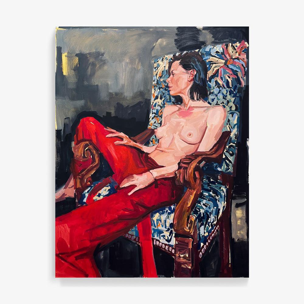 Painting by Lola Erhart