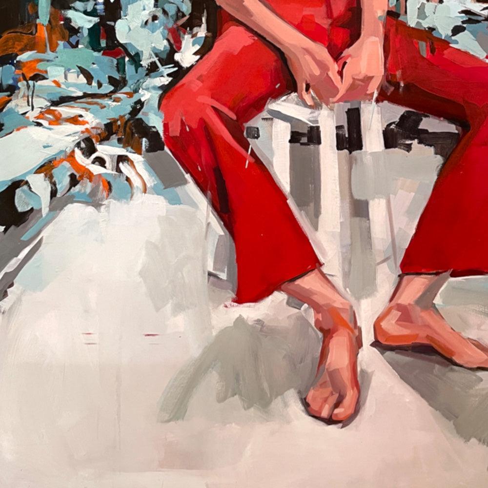Painting by Lola Erhart