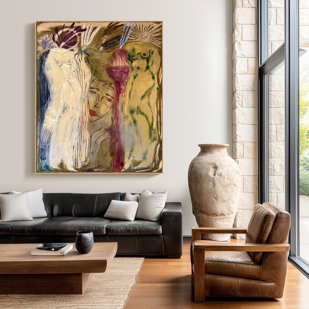 Painting by Caroline Pinney