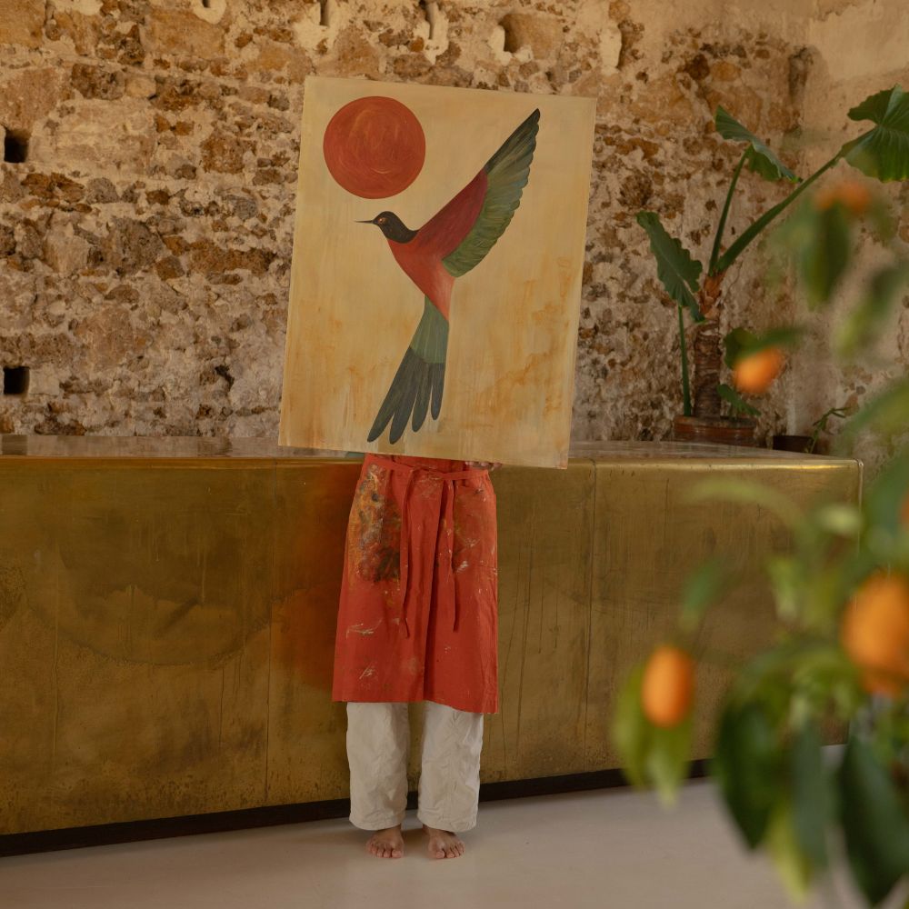 Painting by Júlia Martins Miranda