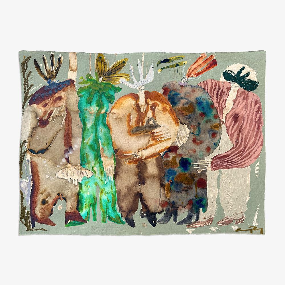 Painting by Caroline Pinney