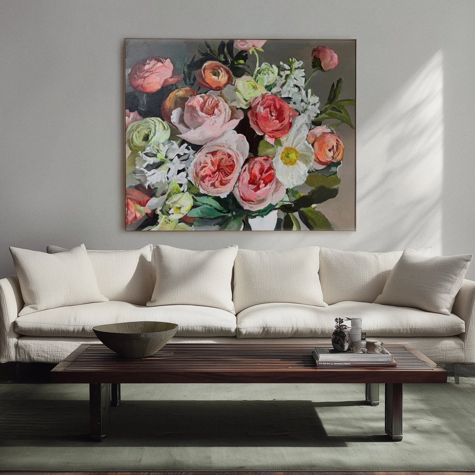 Arrangement in Pink and Green