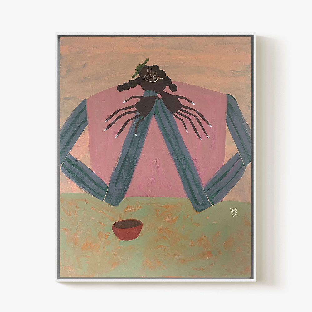 Painting by Ibi Meier-Oruitemeka