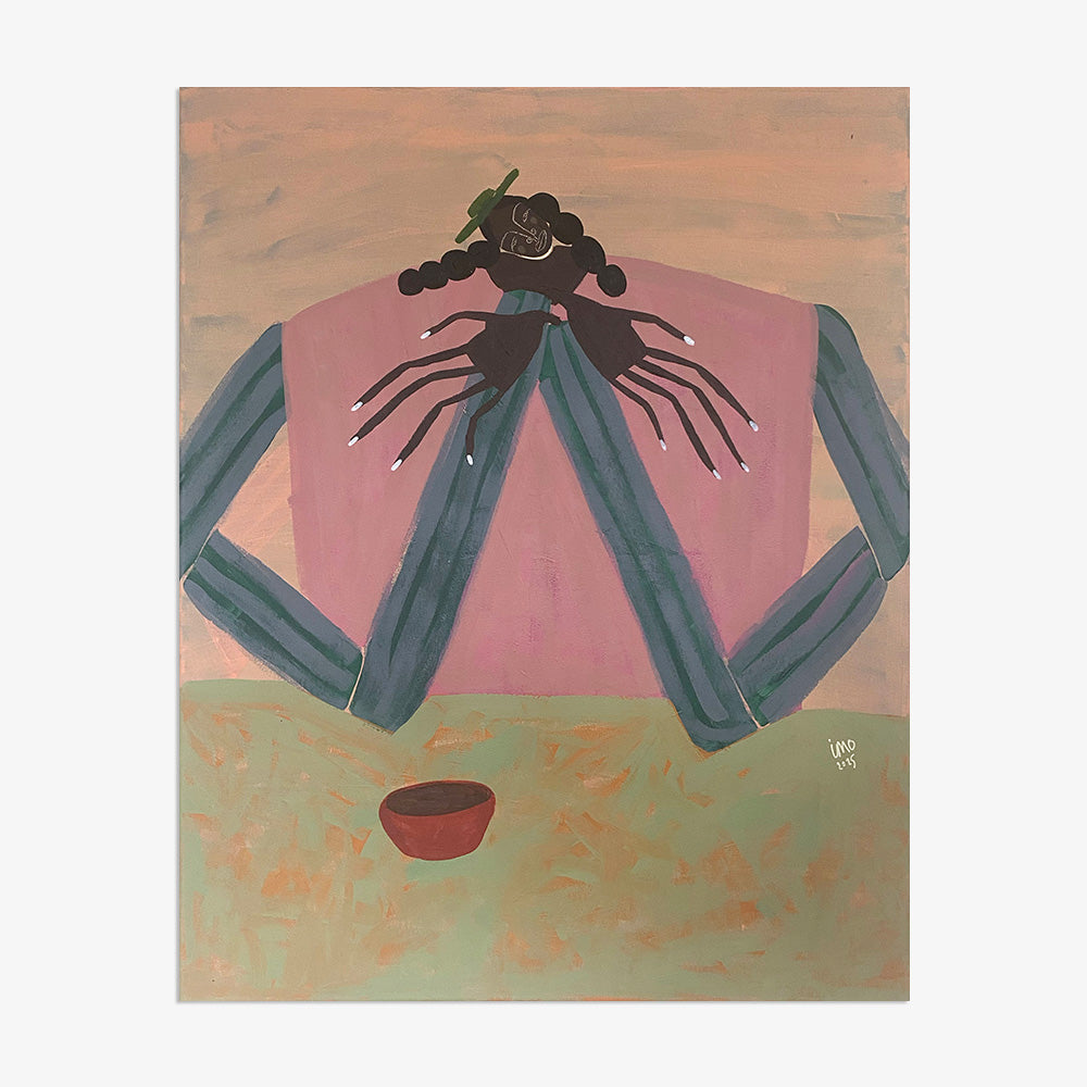 Painting by Ibi Meier-Oruitemeka