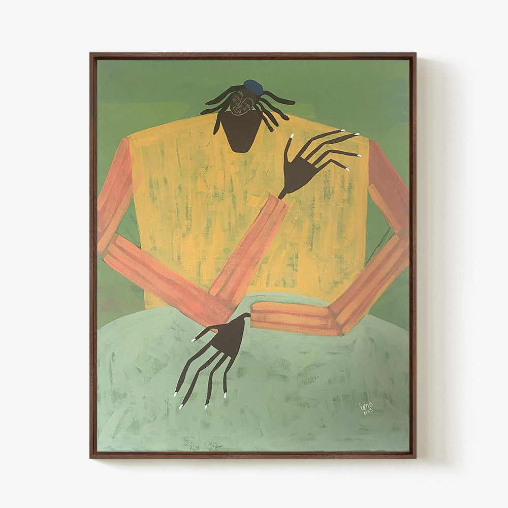 Painting by Ibi Meier-Oruitemeka